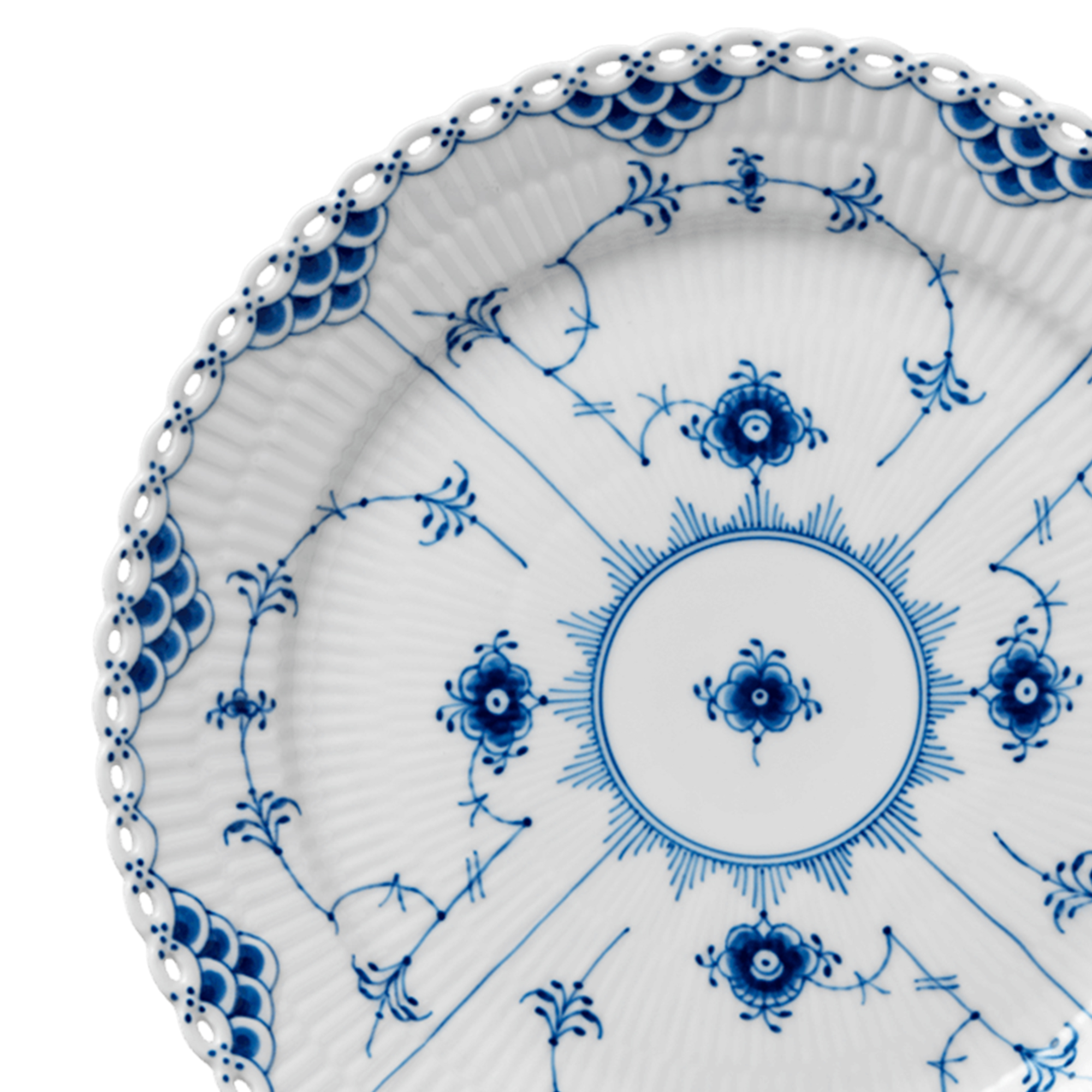 Zoom billed af Musselmalet Helblonde Tallerken 25 cm